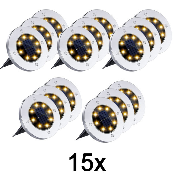 5x Światła podłogowe solarne do użytku zewnętrznego (3 szt.) | LUMIGARD